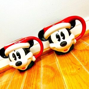 Mickey Mouse  Christmas mugs set of 2